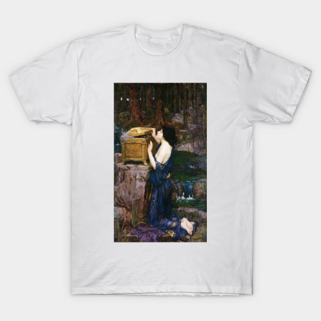 Pandora, John William Waterhouse 1896 T-Shirt by immortalpeaches